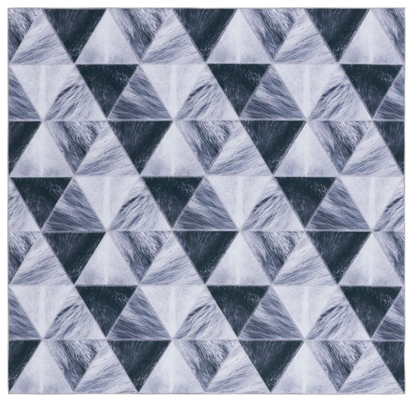 Safavieh Faux Hide 554 M/W S/R Power Loomed  Rug Light Grey / Dark Grey FAH554F-6SQ