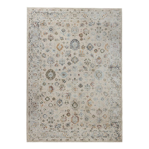 Amer Rugs Fairmont Farmhouse Floral Power-loomed Rug - Timeless Vintage Style For High-traffic Areas Ivory Polyester, Polypropylene Fai100233