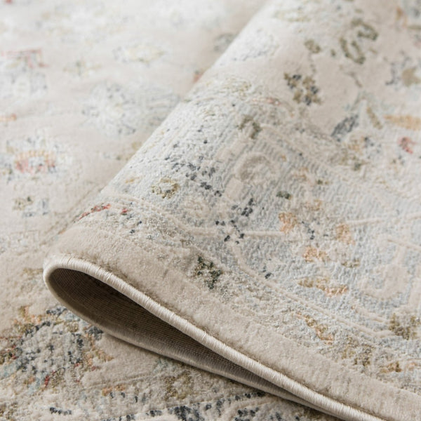 Amer Rugs Fairmont Farmhouse Floral Power-loomed Rug - Timeless Vintage Style For High-traffic Areas Ivory Polyester, Polypropylene Fai100233