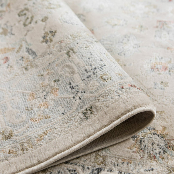 Amer Rugs Fairmont Farmhouse Floral Power-loomed Rug - Timeless Vintage Style For High-traffic Areas Ivory Polyester, Polypropylene Fai100233
