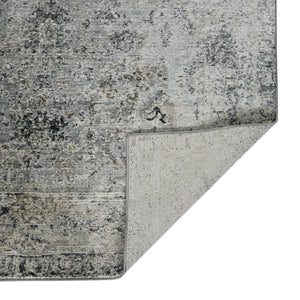 Amer Rugs Fairmont Farmhouse Floral Power-loomed Rug - Timeless Vintage Style For High-traffic Areas Gray Polyester, Polypropylene Fai233411