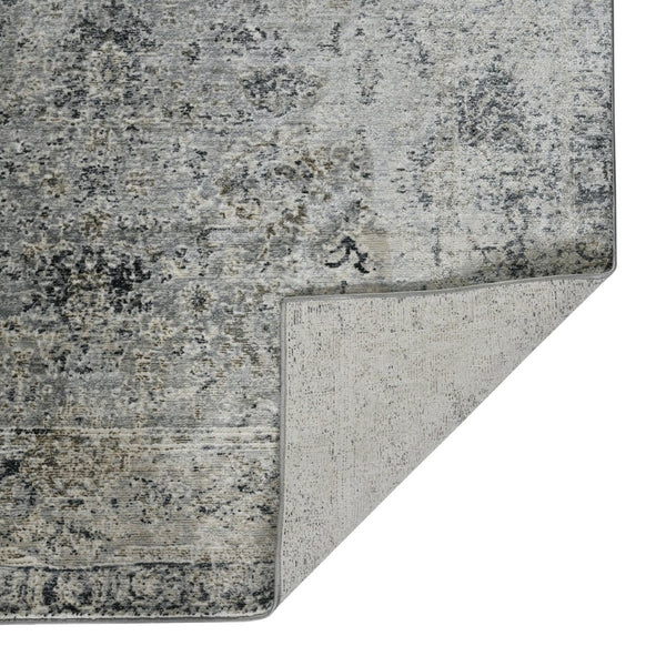 Amer Rugs Fairmont Farmhouse Floral Power-loomed Rug - Timeless Vintage Style For High-traffic Areas Gray Polyester, Polypropylene Fai233411