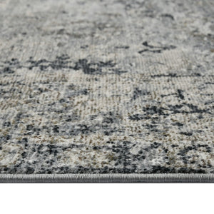 Amer Rugs Fairmont Farmhouse Floral Power-loomed Rug - Timeless Vintage Style For High-traffic Areas Gray Polyester, Polypropylene Fai233411