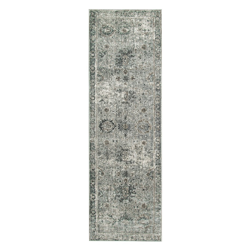 Amer Rugs Fairmont Farmhouse Floral Power-loomed Rug - Timeless Vintage Style For High-traffic Areas Gray Polyester, Polypropylene Fai226710