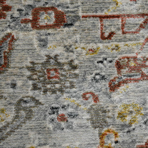 Fairmont Vintage Bordered Area Rug Power Loomed Polyester Blend Farmhouse Style for Any Room