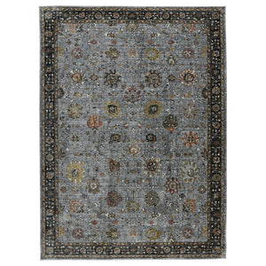 Amer Rugs Fairmont Farmhouse Floral Power-loomed Rug - Timeless Vintage Style For High-traffic Areas Azure Polyester, Polypropylene Fai733411