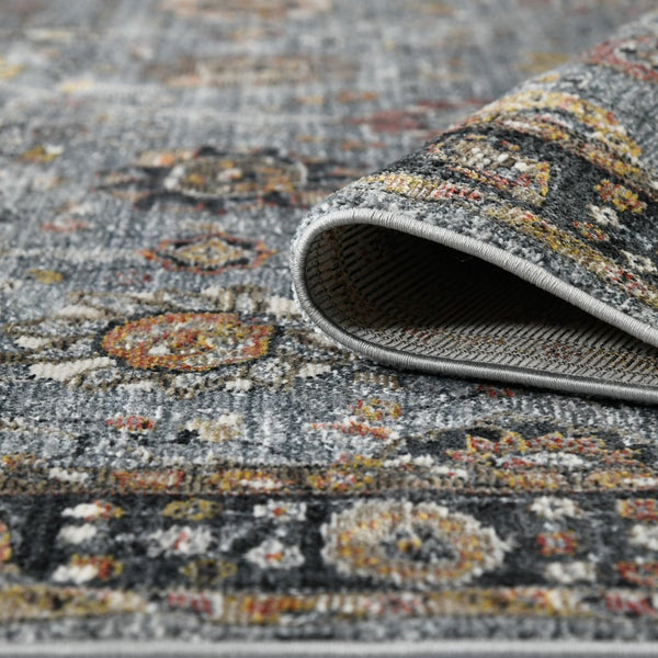 Amer Rugs Fairmont Farmhouse Floral Power-loomed Rug - Timeless Vintage Style For High-traffic Areas Azure Polyester, Polypropylene Fai733411