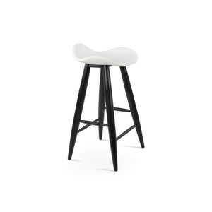 Soho Concept Falcon Baba Barstools & Counterstools - Stylish Teak Wood, Memory Swivel, Camira Fabric, 5-10 Year Guarantee White  Soho-concept-dining-chair-08498