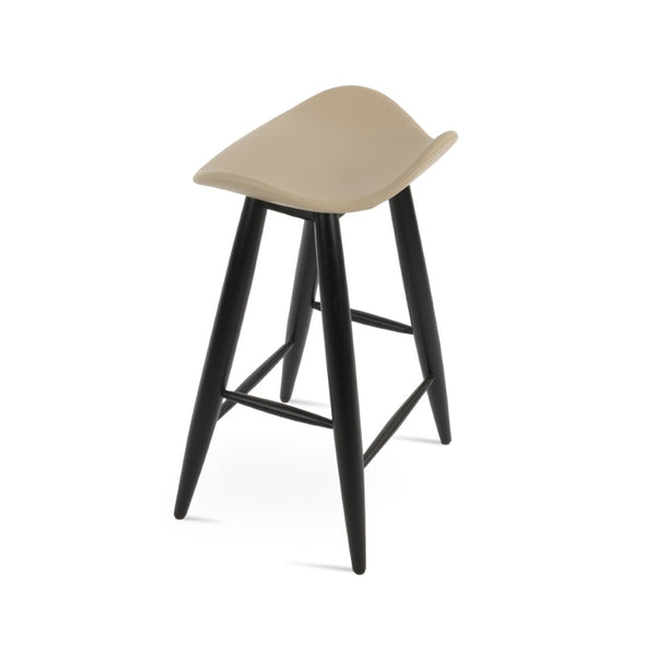 Soho Concept Falcon Baba Barstools & Counterstools - Stylish Teak Wood, Memory Swivel, Camira Fabric, 5-10 Year Guarantee Teak Wood Wenge Mint  Soho-concept-dining-chair-06819