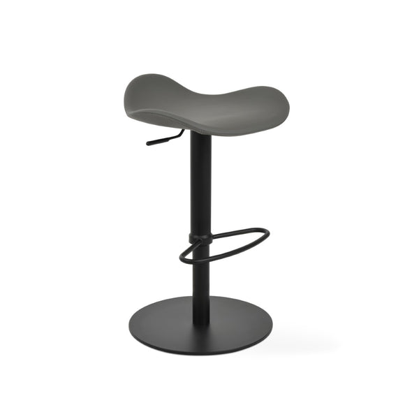 Soho Concept Falcon Adjustable Barstools & Counterstools - Ergonomic Design, Premium Fabrics, 5-10 Year Warranty Black,Grey  Soho-concept-dining-chair-08507
