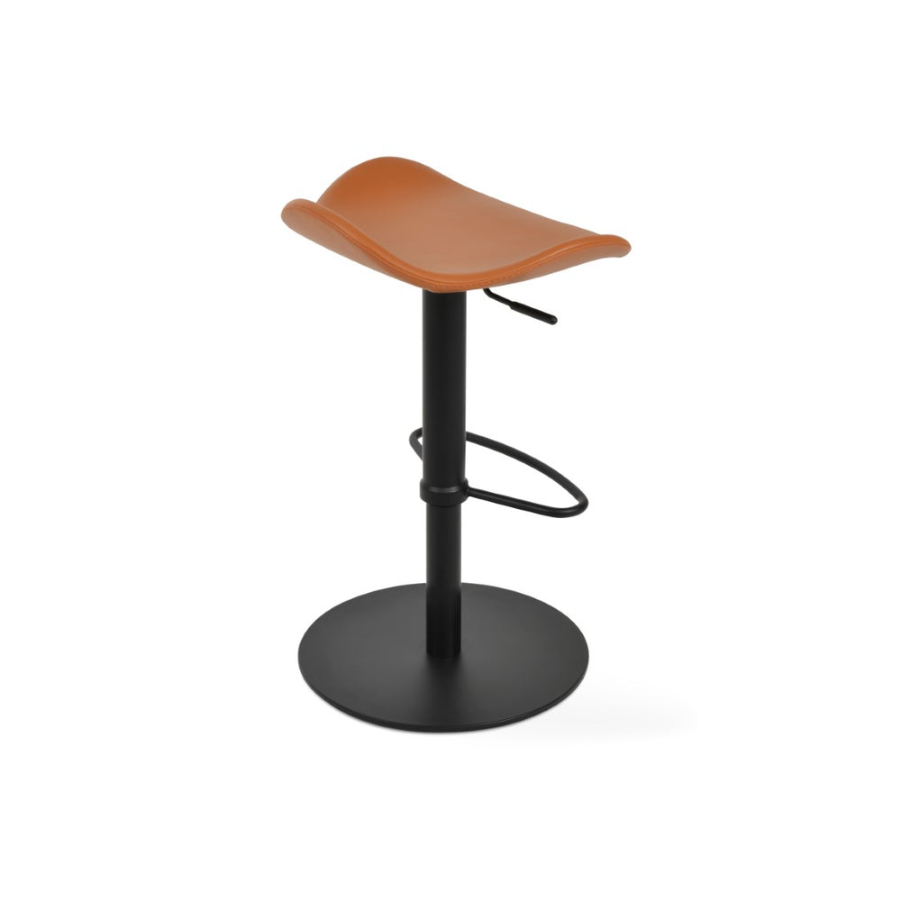 Soho Concept Falcon Piston Adjustable Barstools & Counterstools With Stylish Finishes, 5-year Guarantee, Ergonomic Design Black  Soho-concept-dining-chair-06822