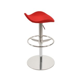 Soho Concept Falcon Piston Barstools & Counterstools - Adjustable Height, Stylish Wool Fabric, 10-year Warranty! Red  Soho-concept-dining-chair-08518