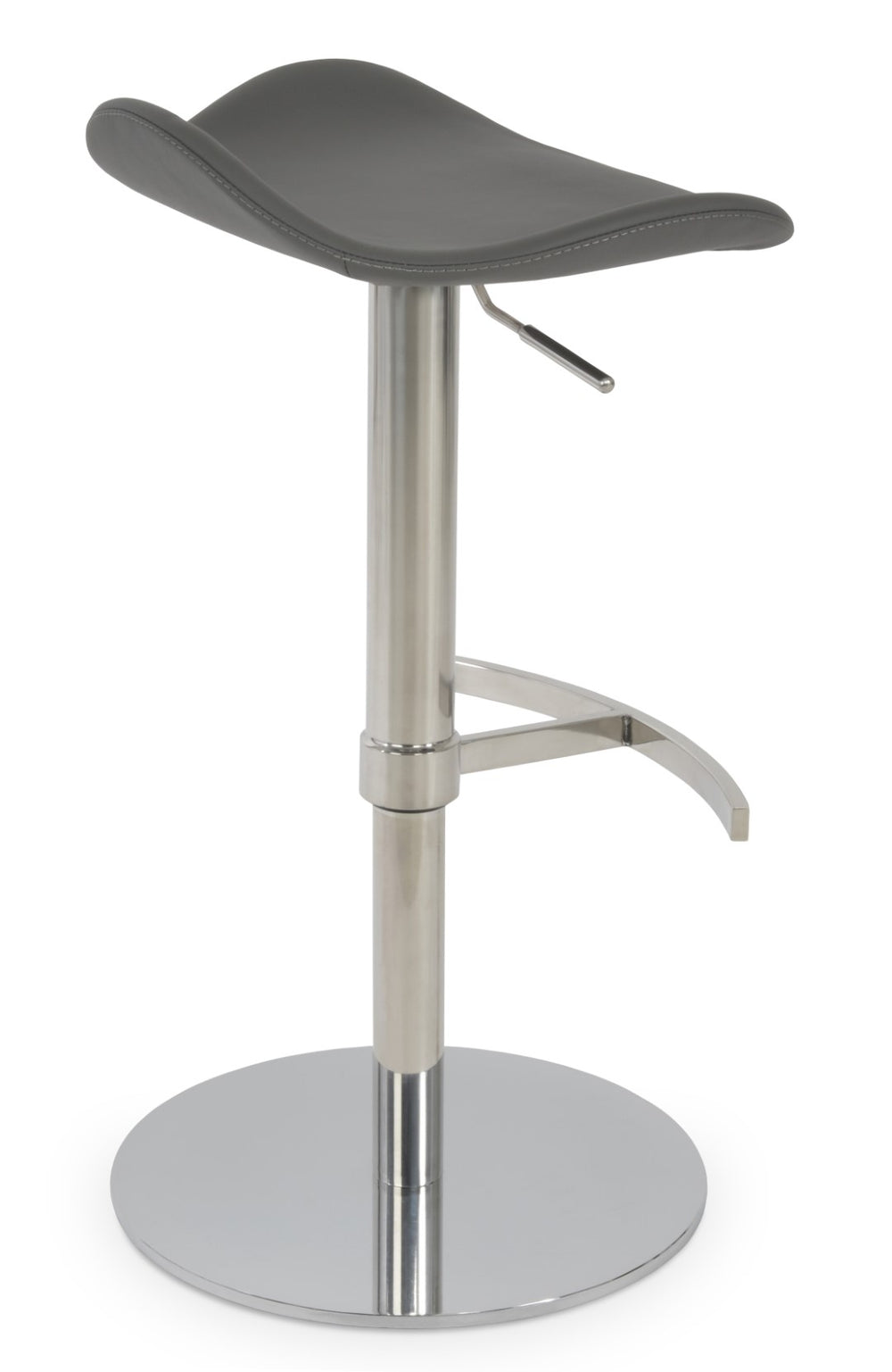 Soho Concept Falcon Piston Barstools & Counterstools - Adjustable, Stylish & Durable With 5-10 Year Guarantees! Grey  Soho-concept-dining-chair-08557