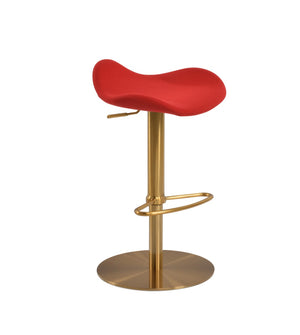 Soho Concept Falcon Piston Barstools & Counterstools - Adjustable Heights, Stylish Wool Fabric, 10-year Guarantee! Red,Gold,Brass  Soho-concept-dining-chair-08550