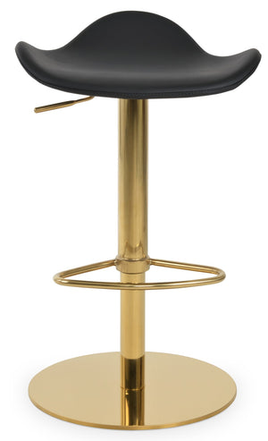 Soho Concept Falcon Adjustable Barstools & Counterstools - Ergonomic Design, Premium Fabrics, 5-10 Year Warranty Gold,Black  Soho-concept-dining-chair-06832