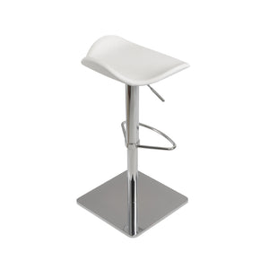 Soho Concept Falcon Piston Barstools & Counterstools - Adjustable Heights, Stylish Wool Fabric, 10-year Guarantee! White  Soho-concept-dining-chair-08548