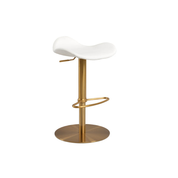 Soho Concept Falcon Adjustable Barstools & Counterstools - Ergonomic Design, Premium Fabrics, 5-10 Year Warranty White,Gold,Brass  Soho-concept-dining-chair-08547