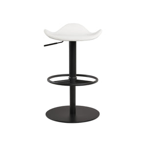 Soho Concept Falcon Piston Barstools & Counterstools - Adjustable Heights, Stylish Camira Fabric & Steel Finish White,Black  Soho-concept-dining-chair-08546