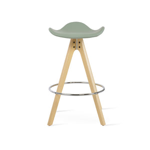 Soho Concept Falcon Pyramid Wood Swivel Barstools - Stylish Comfort With Italian Ppm & Camira Era Fabric, 10-year Guarantee Ash,Natural  Soho-concept-dining-chair-08580