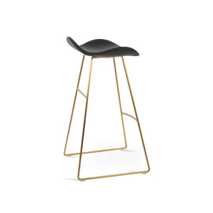 Soho Concept Cattelan Pr-wood Barstools With Wool Upholstery & Solid Wood Base – Stylish Comfort For Any Space Brass,Black  Soho-concept-dining-chair-06840