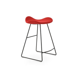 Soho Concept Falcon Wire Barstools & Counterstools - Stylish Comfort With Camira Blazer Fabric, 10-year Warranty Red  Soho-concept-dining-chair-08591