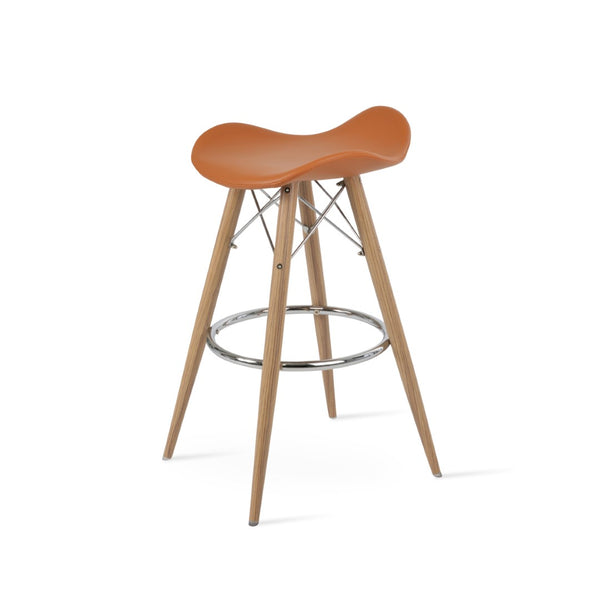 Soho Concept Falcon Mw Barstools & Counterstools - Ergonomic Design, Italian Ppm Fabric, 5-year Warranty, 300 Lbs Capacity Natural  Soho-concept-dining-chair-08446