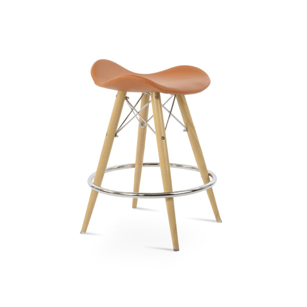 Soho Concept Falcon Mw Barstools & Counterstools - Ergonomic Design, Italian Ppm Fabric, 5-year Warranty, 300 Lbs Capacity Natural  Soho-concept-dining-chair-08445