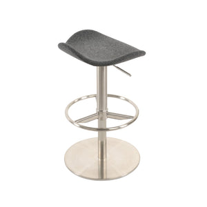 Soho Concept Falcon Piston Barstools & Counterstools - Adjustable Height, Stylish Wool Fabric, 10-year Warranty! Dark Grey  Soho-concept-dining-chair-08460