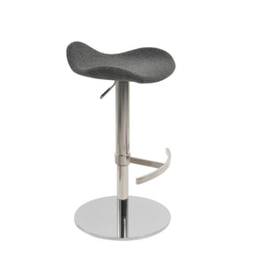 Soho Concept Falcon Piston Barstools & Counterstools - Adjustable Height, Wool Upholstery, 10-year Warranty, Modern Design Dark Grey  Soho-concept-dining-chair-08459