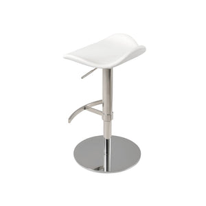 Soho Concept Falcon Piston Barstools & Counterstools - Adjustable Heights, Stylish Camira Fabric & Steel Finish White  Soho-concept-dining-chair-08461