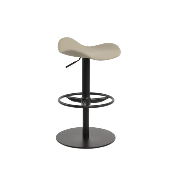 Soho Concept Falcon Piston Barstools & Counterstools - Adjustable Heights, Stylish Camira Fabric & Steel Finish Black  Soho-concept-dining-chair-08454