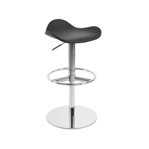 Soho Concept Falcon Piston Barstools & Counterstools - Adjustable Heights, Stylish Camira Fabric & Steel Finish Black  Soho-concept-dining-chair-08455