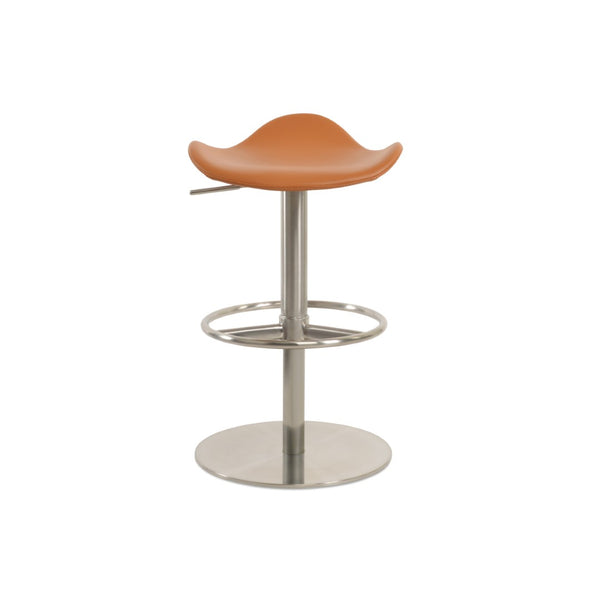 Soho Concept Falcon Piston Barstools & Counterstools - Adjustable Heights, Stylish Camira Fabric & Steel Finish   Soho-concept-dining-chair-08456