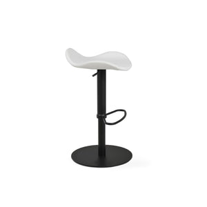 Soho Concept Falcon Adjustable Barstools & Counterstools - Ergonomic Design, Premium Fabrics, 5-10 Year Warranty Black,White  Soho-concept-dining-chair-08458