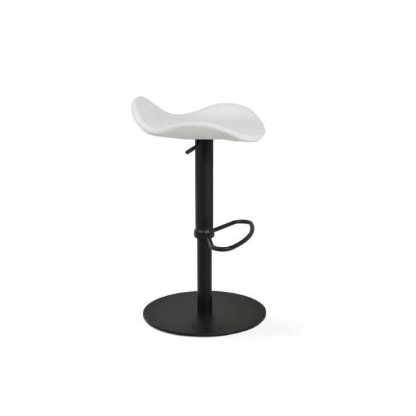 Soho Concept Falcon Adjustable Barstools & Counterstools - Ergonomic Design, Premium Fabrics, 5-10 Year Warranty Black,White  Soho-concept-dining-chair-08458