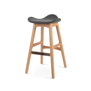 Soho Concept Falcon Pr-wood Barstools & Counterstools - Stylish Wool Upholstery, 10-year Guarantee, Solid Wood Natural,Dark Grey  Soho-concept-dining-chair-06815