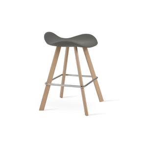 Soho Concept Falcon Gz-wood Barstools With Elegant Camira Blazer Wool & Durable Chrome Footrests – 10-year Guarantee Natural,Grey  Soho-concept-dining-chair-08485