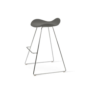 Soho Concept Falcon Wire Counter Barstools With Italian Ppm & Camira Era Fabric – Stylish, Durable Design! Chrome,Grey  Soho-concept-dining-chair-08490
