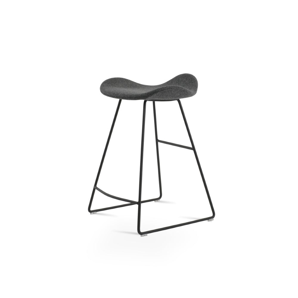 Soho Concept Falcon Wire Barstools & Counterstools - Stylish Comfort With Camira Blazer Fabric, 10-year Warranty Black,Dark Grey  Soho-concept-dining-chair-08492