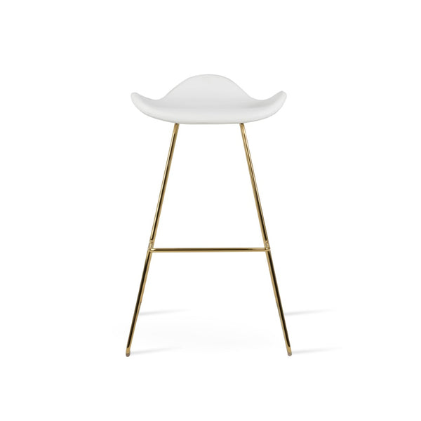Soho Concept Cattelan Pr-wood Barstools With Wool Upholstery & Solid Wood Base – Stylish Comfort For Any Space Gold,White  Soho-concept-dining-chair-06817