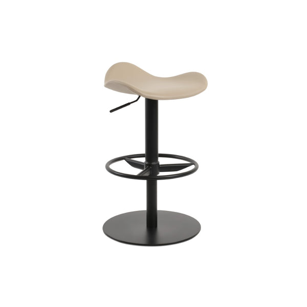 Soho Concept Falcon Piston Barstools & Counterstools - Adjustable Heights, Stylish Camira Fabric & Steel Finish Black  Soho-concept-dining-chair-08417