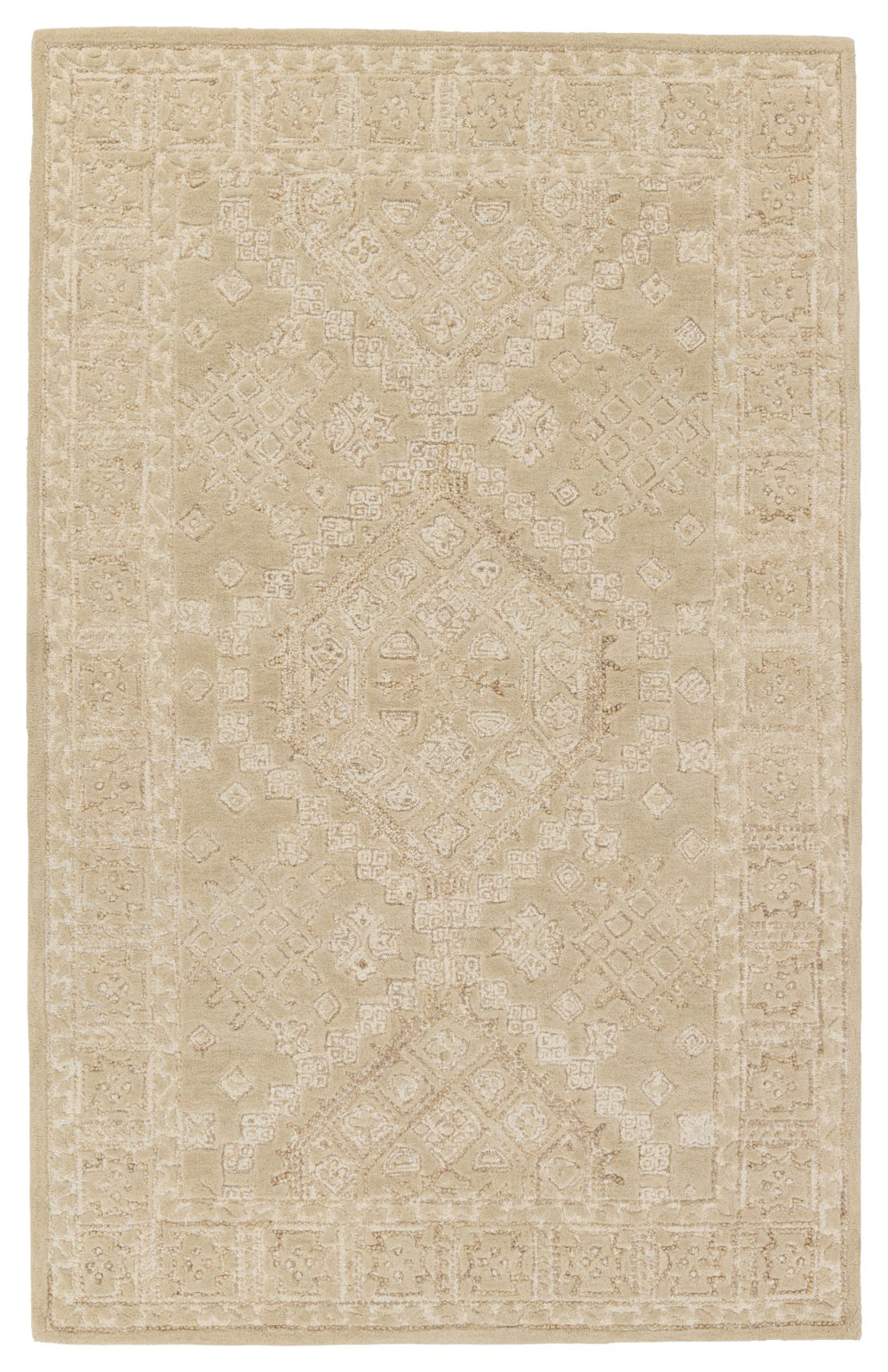 Jaipur Living Farryn Tomoe Transitional Global Handmade Indoor Rug Tan 9'x12'