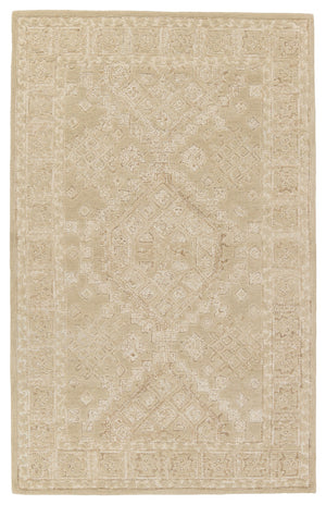 Jaipur Living Farryn Tomoe Transitional Global Handmade Indoor Rug Tan 9'x12'
