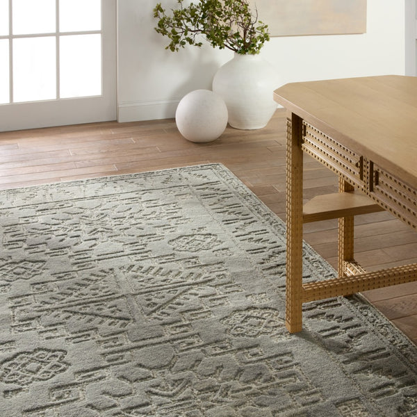 Jaipur Living Farryn Keller Transitional Global Handmade Indoor Rug Gray 9'x12'