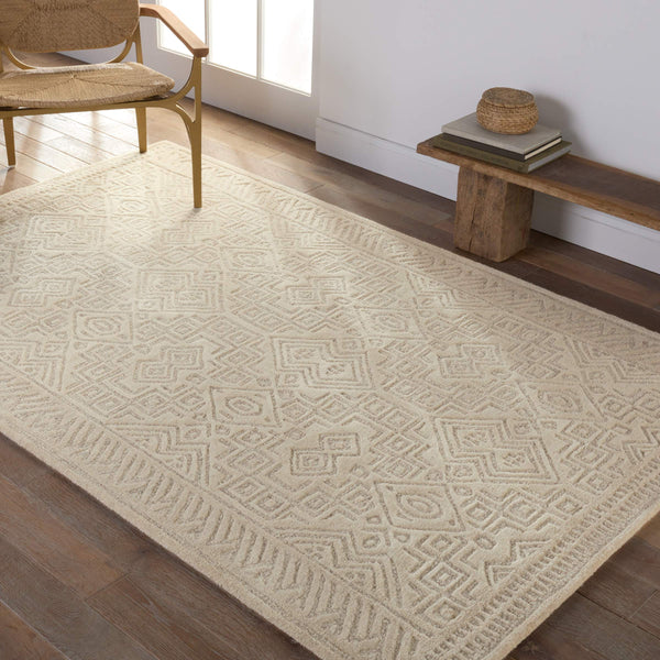 Jaipur Living Jaipur Living Ecco Hand Tufted Wool Rug Tribal Medallion Geometric for Rooms 9' x 12' RUG154628