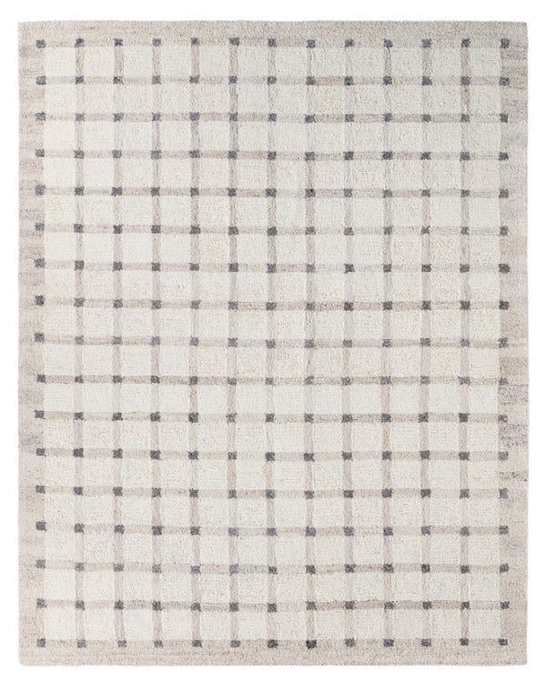 Jaipur Living Jaipur Form & Weave 18" Tufted Wool Swatch — Handcrafted Ivory/Tan Texture Preview, Durable Craftsmanship RSW105386