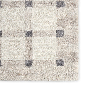 Jaipur Living Jaipur Hildie Hand-Tufted Wool Runner Rug 3'X9' — Low-Pile Ivory Tan Contemporary Texture Durable RUG164901
