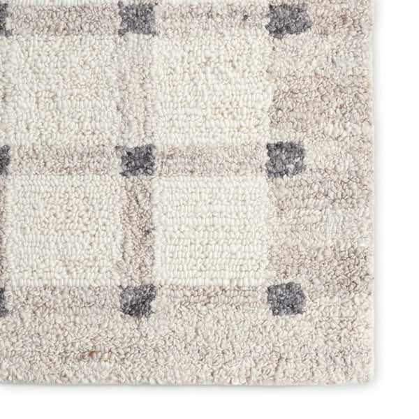 Jaipur Living Jaipur Hildie Hand-Tufted Wool Runner Rug 3'X9' — Low-Pile Ivory Tan Contemporary Texture Durable RUG164901