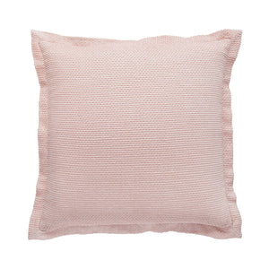Hiend Accents Jolie Blush Euro Sham - Luxurious Chenille With Dobby Weave, Elegant Flanged Edges For Chic Decor Pink 100% Polyester Fb1613e1