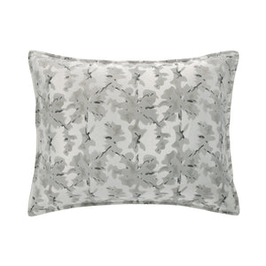 Hiend Accents Warshack Silver & Gray Inkblot Pillow Sham Set - Elegant Abstract Design For Modern Bedroom Decor Gray 100% Polyester Fb1615ps-ss-oc